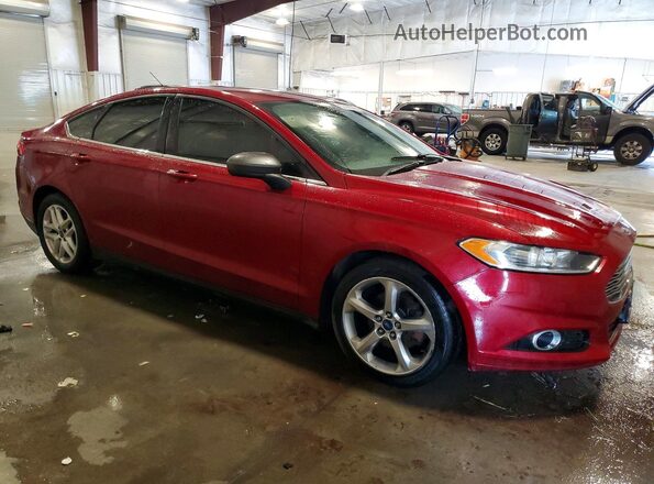 3FA6P0G74GR193875 2016 FORD FUSION Red Delantero derecho