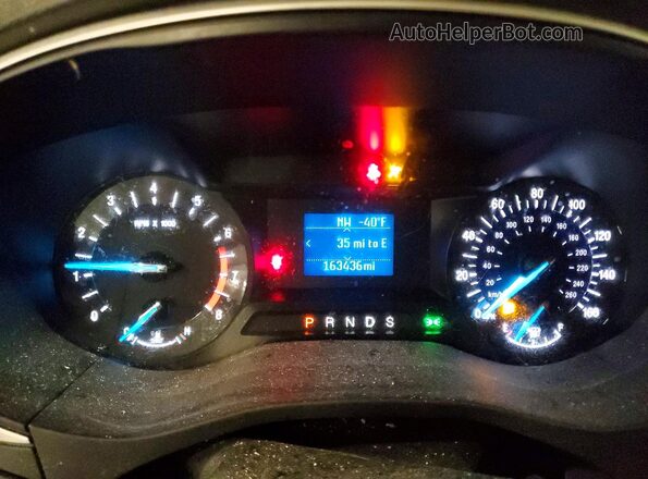 3FA6P0G74GR193875 2016 FORD FUSION Red Vista del cuadro de instrumentos