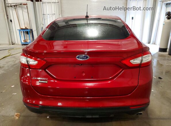 3FA6P0G74GR193875 2016 FORD FUSION Red Vista trasera