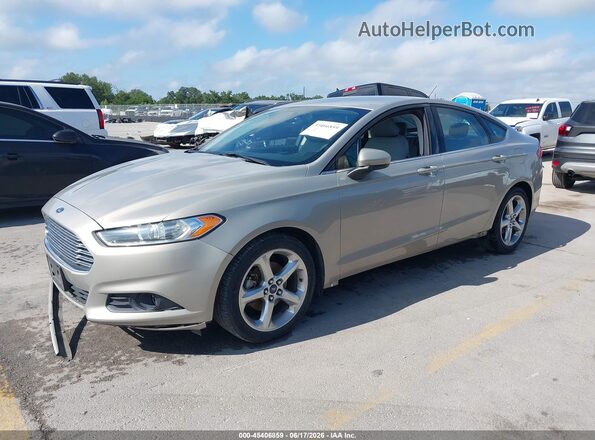 3FA6P0G74GR206253 2016 FORD FUSION Tan Առջևի ձախ երեք քառորդ տեսարան