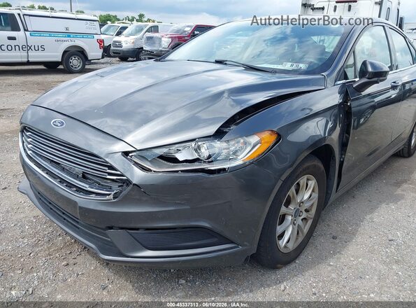 3FA6P0G74HR249508 2017 FORD FUSION Gray Widok z przodu