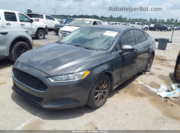 3FA6P0G75GR253128 2016 FORD FUSION Gray Front left