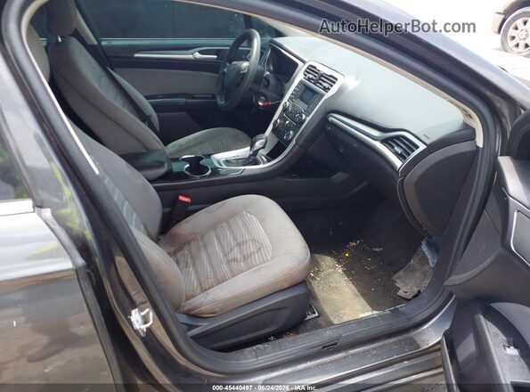 3FA6P0G75GR253128 2016 FORD FUSION Gray Front interior view