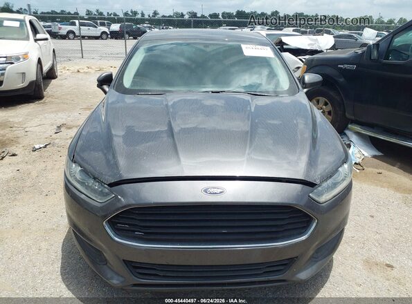 3FA6P0G75GR253128 2016 FORD FUSION Gray Front view