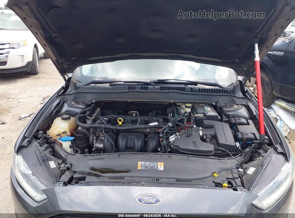 3FA6P0G75GR253128 2016 FORD FUSION Gray Rear view