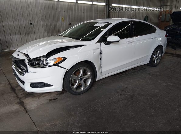 3FA6P0G75GR259267 2016 FORD FUSION White Vista tres cuartos delantera izquierda