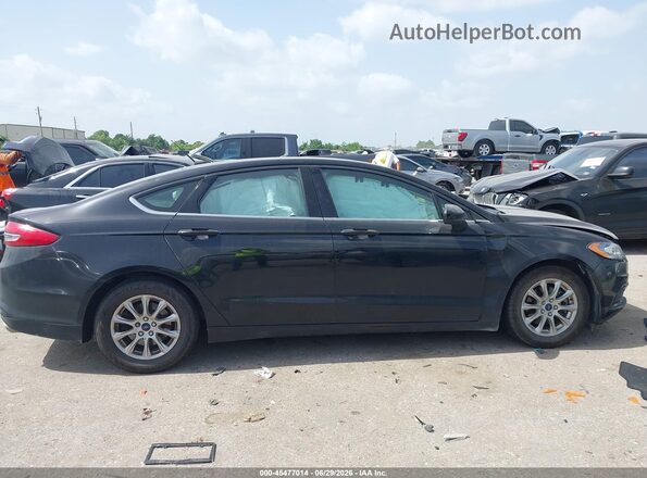 3FA6P0G75HR231759 2017 FORD FUSION Black Սալոնի հետևի տեսք