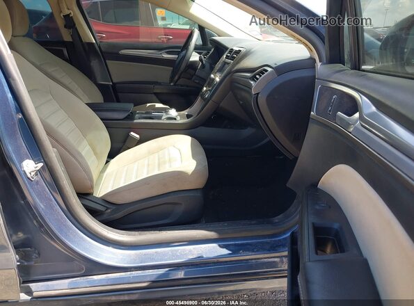 3FA6P0G75KR268236 2019 FORD FUSION Синий Вид салона спереди