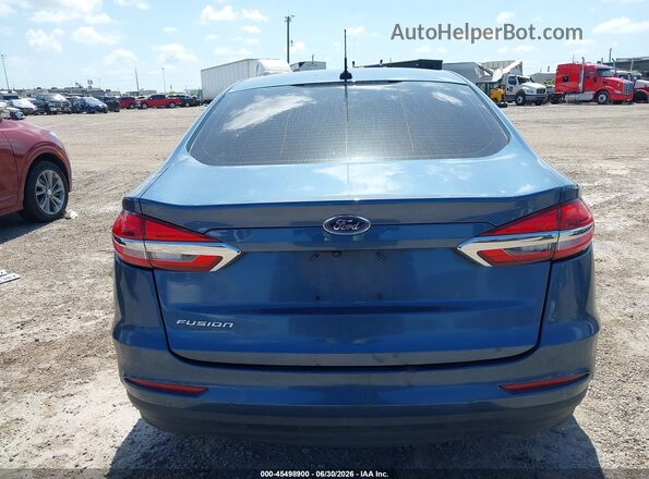 3FA6P0G75KR268236 2019 FORD FUSION Синий 