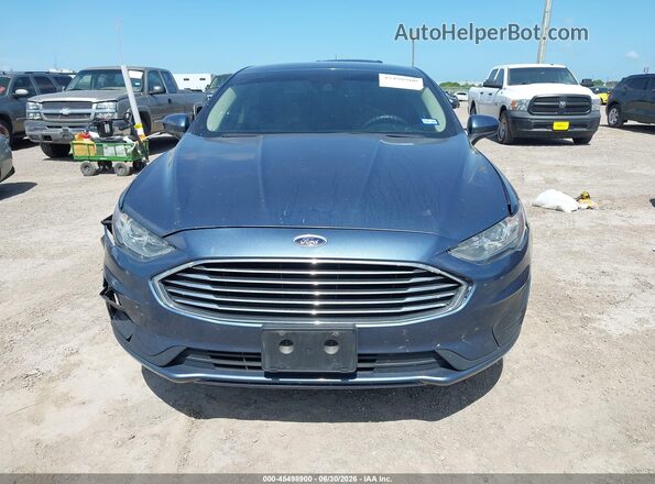 3FA6P0G75KR268236 2019 FORD FUSION Синий Вид щитка приборов