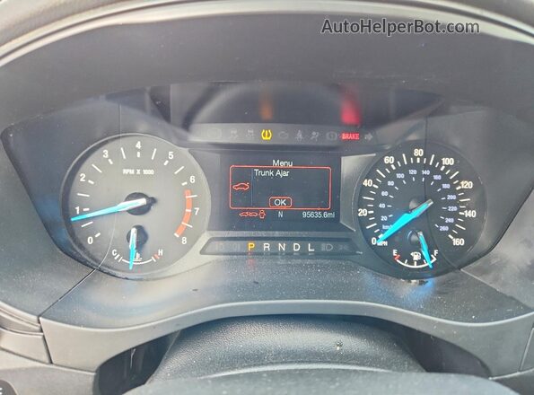 3FA6P0G75LR111047 2020 FORD FUSION Gray Вид щитка приладів
