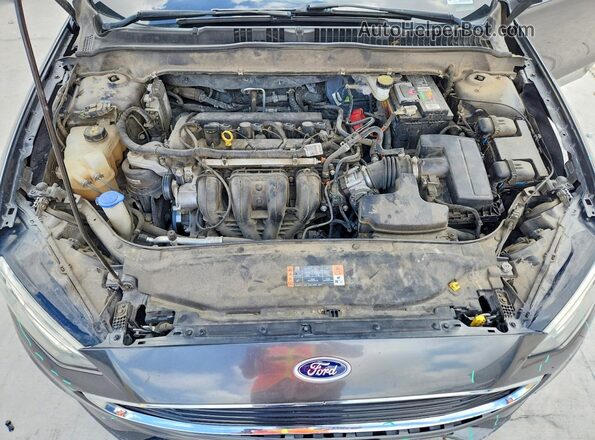 3FA6P0G75LR111047 2020 FORD FUSION Gray Вид задньої частини салону