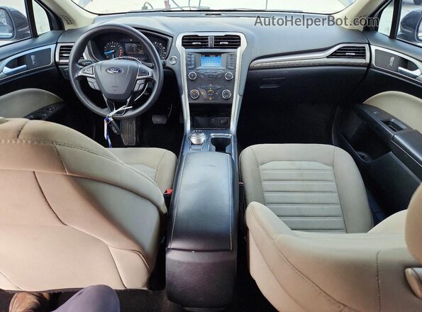 3FA6P0G75LR111047 2020 FORD FUSION Gray Вид панелі приладів