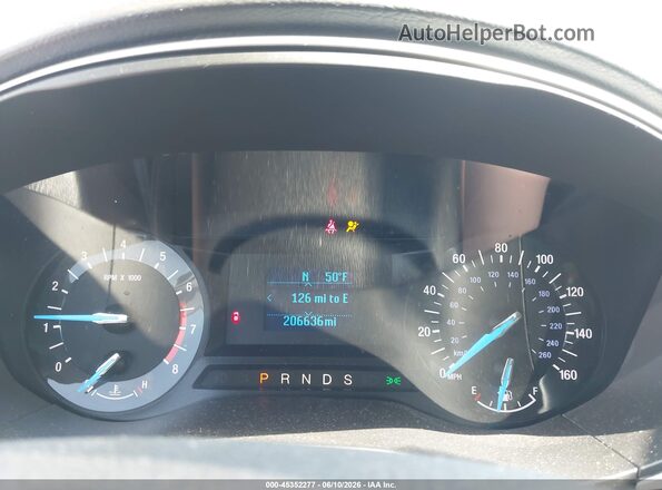 3FA6P0G76GR243336 2016 FORD FUSION Gray Widok tylnych siedzeń