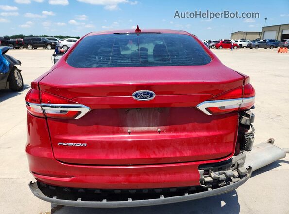 3FA6P0G76LR187649 2020 FORD FUSION Red Widok z tyłu