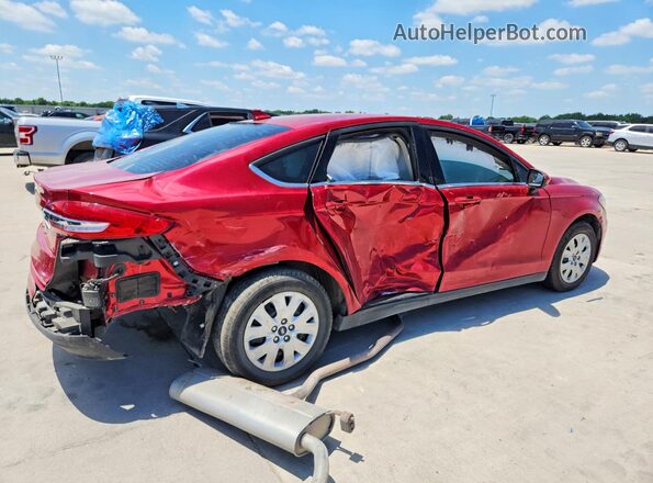 3FA6P0G76LR187649 2020 FORD FUSION Red Tył prawy