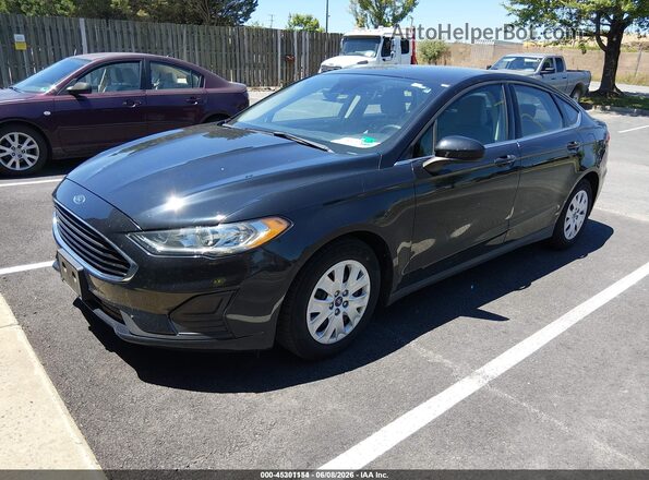 3FA6P0G76LR230483 2020 FORD FUSION Black Front left