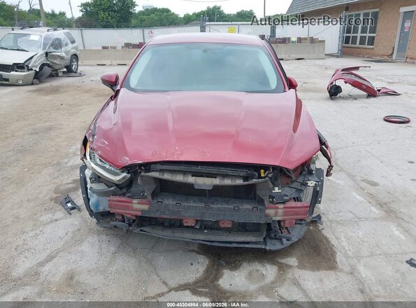 3FA6P0G77GR205520 2016 FORD FUSION Red უკანა სალონის ხედი