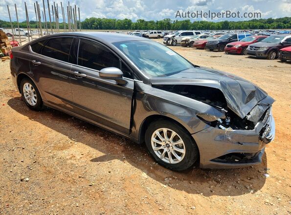 3FA6P0G77JR178262 2018 FORD FUSION Gray Delantero derecho