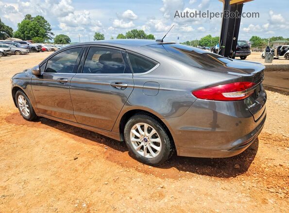3FA6P0G77JR178262 2018 FORD FUSION Gray Trasero izquierdo