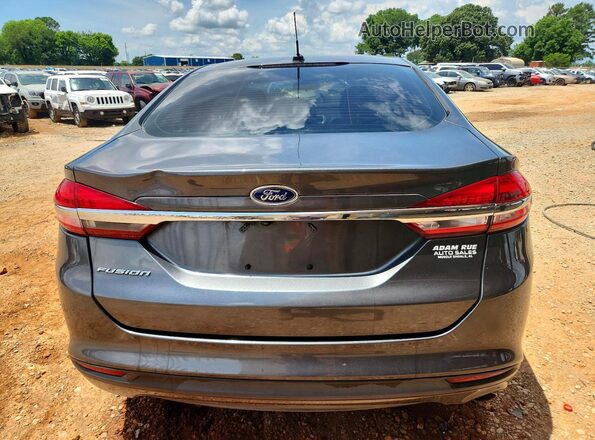 3FA6P0G77JR178262 2018 FORD FUSION Gray Vista trasera