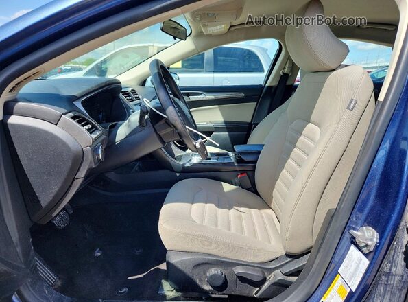 3FA6P0G77JR216797 2018 FORD FUSION Blue Սալոնի դիմացի տեսք