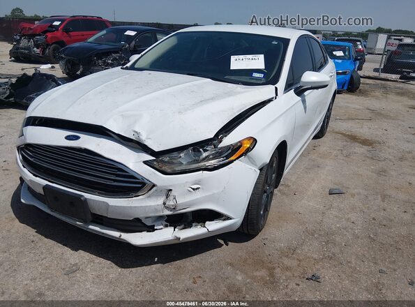3FA6P0G77JR252831 2018 FORD FUSION White Front view