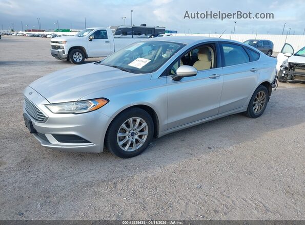 3FA6P0G77JR271041 2018 FORD FUSION Silver Передня ліва чверть