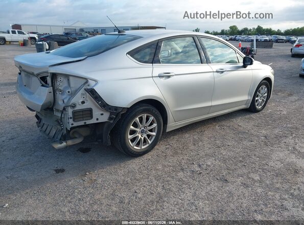 3FA6P0G77JR271041 2018 FORD FUSION Silver Задня права чверть
