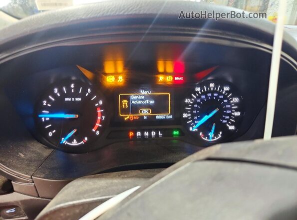 3FA6P0G77LR162887 2020 FORD FUSION Серебряный Вид щитка приборов