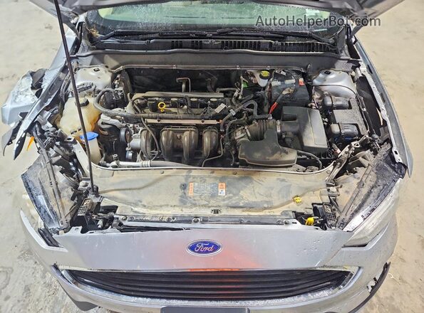 3FA6P0G77LR162887 2020 FORD FUSION Серебряный Вид задней части салона
