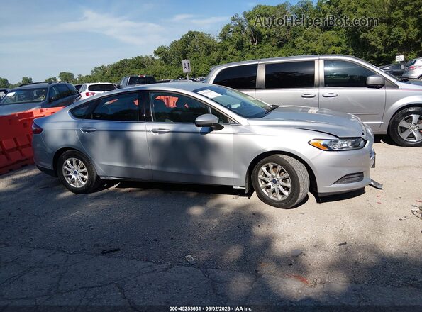 3FA6P0G78GR246173 2016 FORD FUSION Silver Вид задньої частини салону