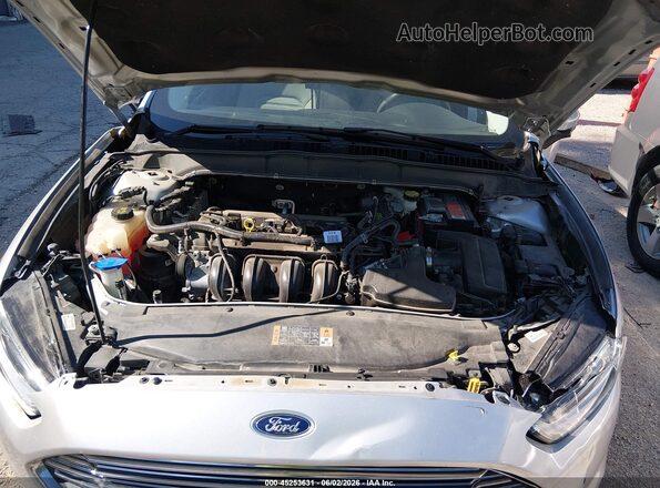 3FA6P0G78GR246173 2016 FORD FUSION Silver Вид ззаду