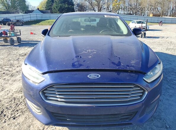 3FA6P0G78GR287936 2016 FORD FUSION Blue Vista frontal