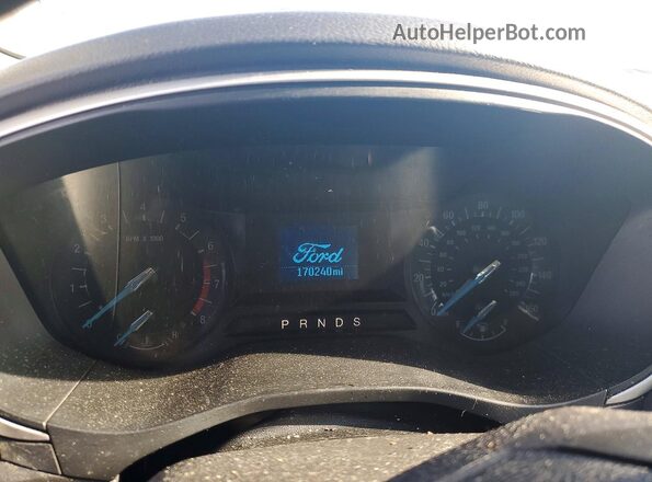 3FA6P0G78GR287936 2016 FORD FUSION Blue Vista del cuadro de instrumentos