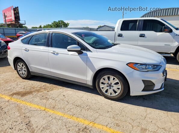 3FA6P0G78LR200269 2020 FORD FUSION White Front right