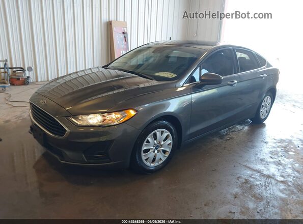 3FA6P0G78LR201518 2020 FORD FUSION Gray Vista tres cuartos delantera izquierda