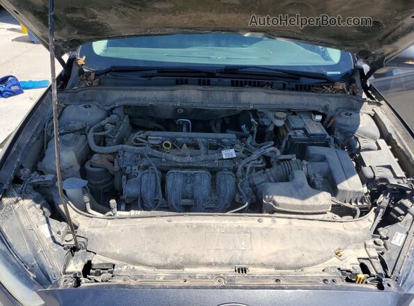 3FA6P0H70GR159754 2016 FORD FUSION Угольный Вид задней части салона