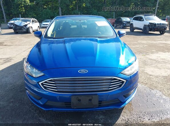 3FA6P0H70HR108272 2017 FORD FUSION Blue Widok zestawu wskaźników