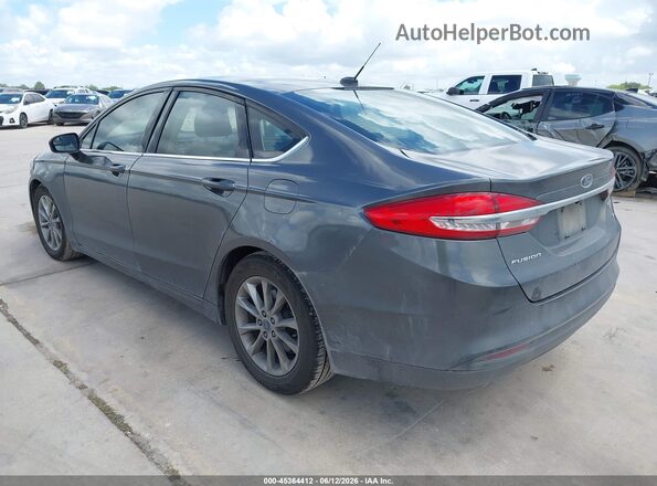 3FA6P0H70HR163093 2017 FORD FUSION Gray Rear left