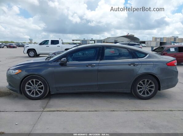 3FA6P0H70HR163093 2017 FORD FUSION Gray 360 interior view