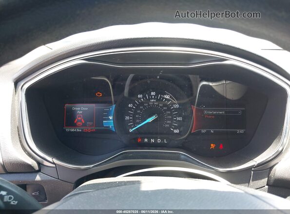 3FA6P0H70HR408023 2017 FORD FUSION Gray უკანა სავარძლების ხედი