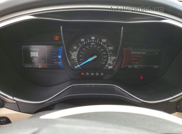 3FA6P0H71GR189880 2016 FORD FUSION Белый Вид щитка приборов