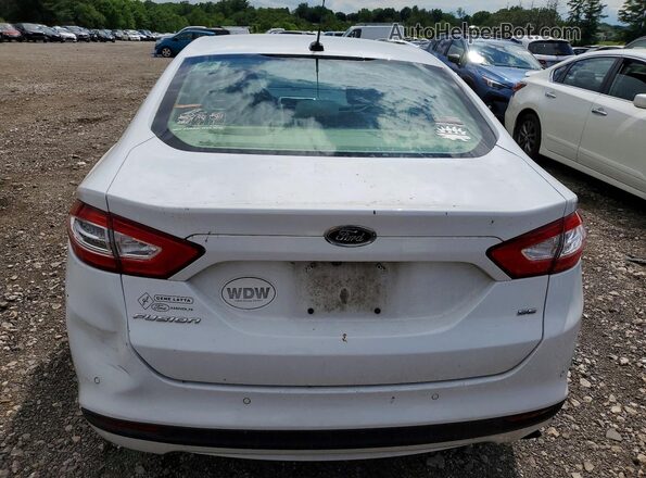 3FA6P0H71GR189880 2016 FORD FUSION Белый Вид сзади