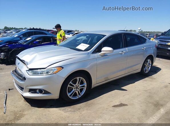 3FA6P0H71GR243260 2016 FORD FUSION Silver წინა მარცხენა ხედი სამი მეოთხედიდან