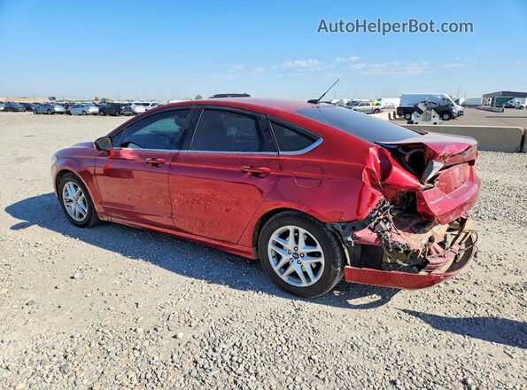 3FA6P0H71GR324064 2016 FORD FUSION Red Trasero izquierdo