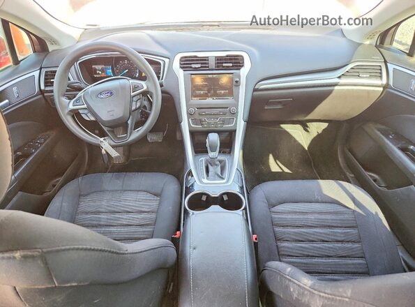 3FA6P0H71GR324064 2016 FORD FUSION Red Vista del salpicadero