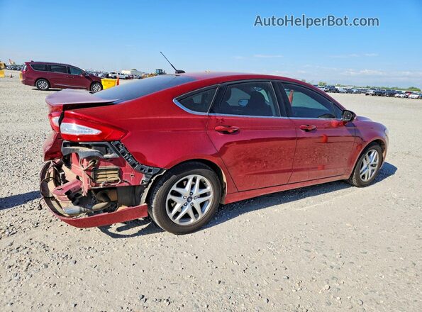 3FA6P0H71GR324064 2016 FORD FUSION Red Trasero derecho