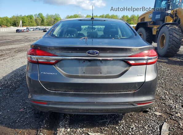 3FA6P0H71HR107003 2017 FORD FUSION Gray Vista trasera