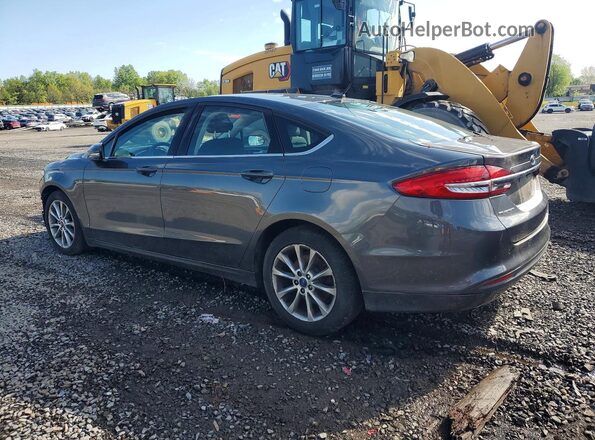 3FA6P0H71HR107003 2017 FORD FUSION Gray Trasero izquierdo